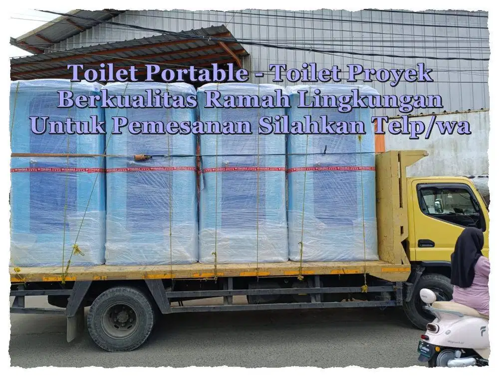 Toilet Portable / Toilet Outdoor/ WC Portable/Toilet Proyek/ Praktis M