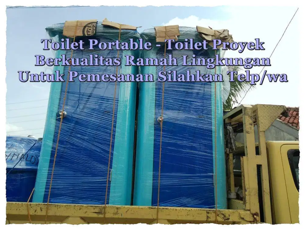 Toilet Portable,  Toilet Outdoor, WC Portable,Praktis Mudah Dipindahka
