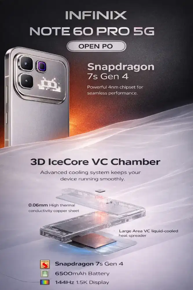 OPEN PO INFINIX NOTE 60 PRO