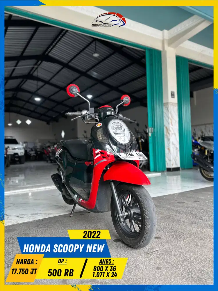 HONDA SCOOPY NEW 2022 MANTAP GASS MASZEHH HIKMAH MOTOR KEPUH