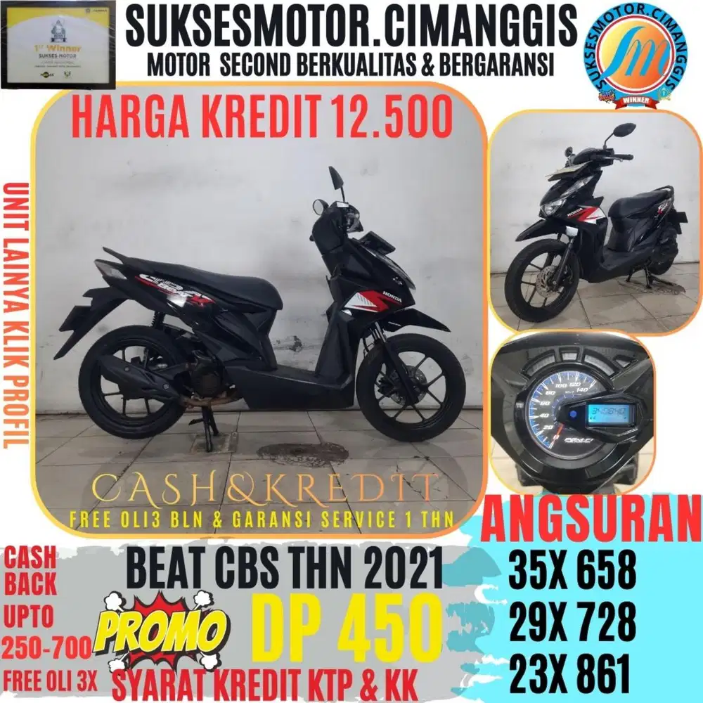 DP 450 BEAT CBS PROMOTERMURAH CASHBACK UPTO700RBU FREEOLI3X