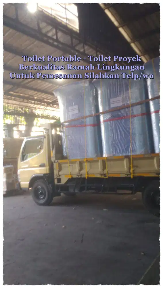 Toilet Portable,  Toilet Outdoor, WC Portable,Praktis Mudah Dipindahka