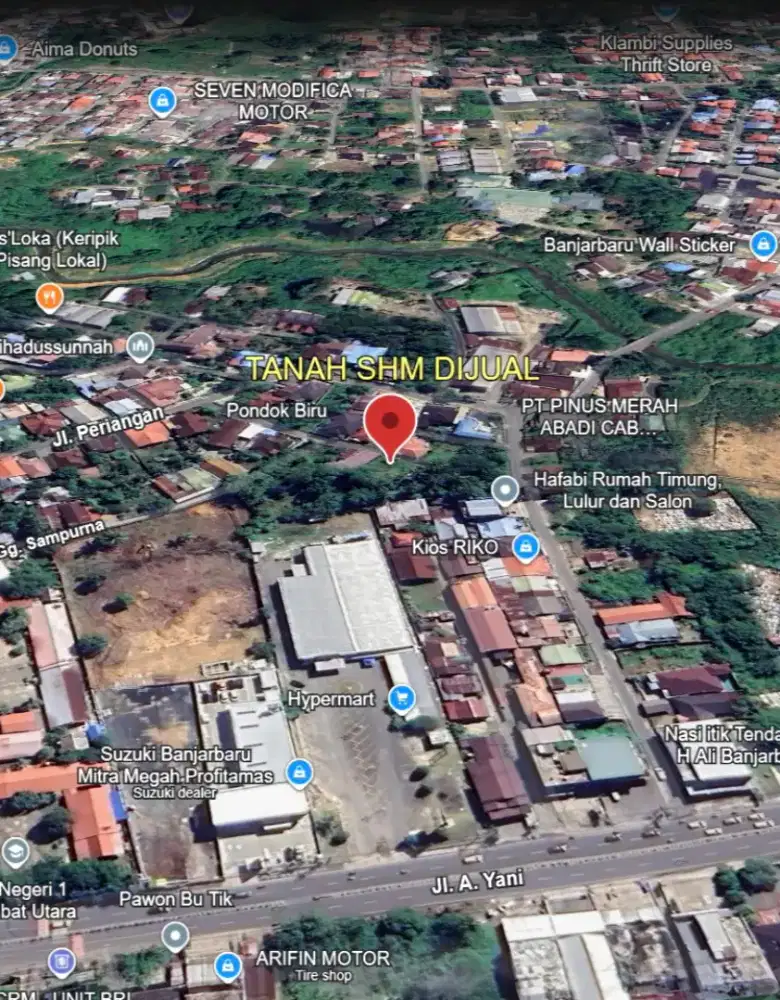 DIJUAL TANAH LOKASI LOKTABAT UTARA DEKAT JALAN A.YANI KM 33 BANJARBARU
