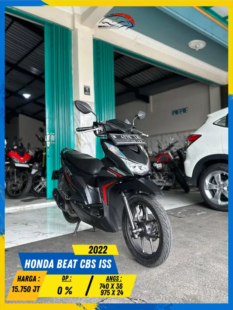 HONDA BEAT CBS ISS 2022 MONGGO GAS POLL MASZEHH HIKMAH MOTOR KEPUH