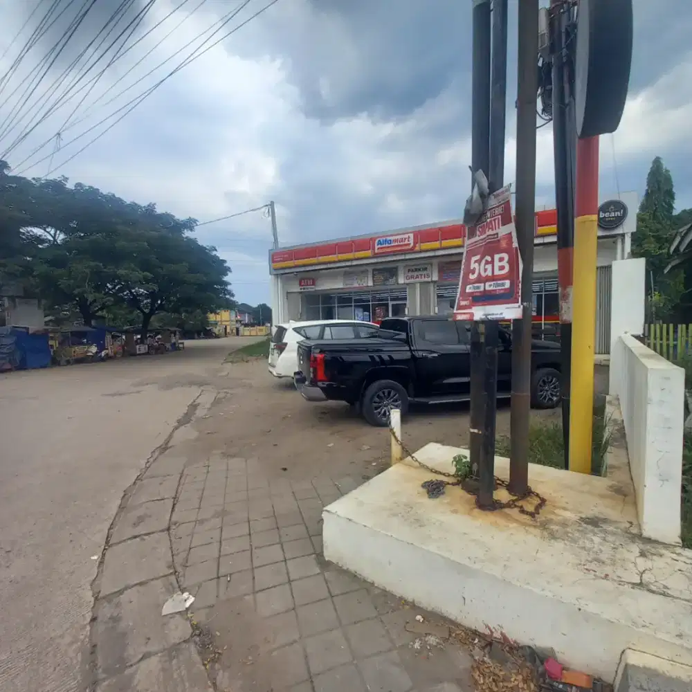 Di Tanah Strategis Berikut Bagunan Alfamart di Jalan Lingkar Selatan