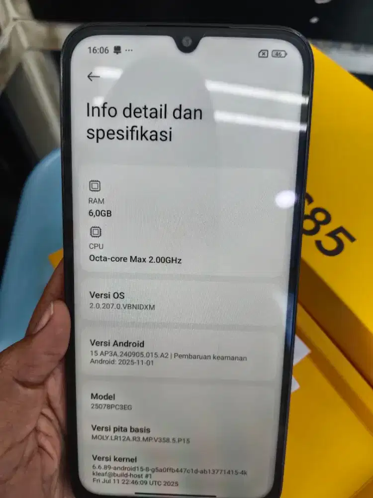 Poco c85 ram 6/128gb