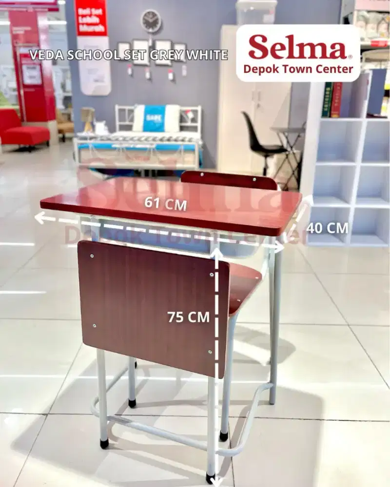 TERLARIS MEJA KURSI BELAJAR SEKOLAH & COCOK BUAT DI PESANTREN