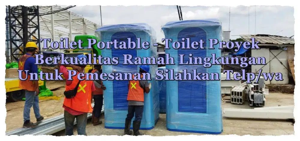 Toilet Portable,  Toilet Outdoor, WC Portable,Praktis Mudah Dipindahka
