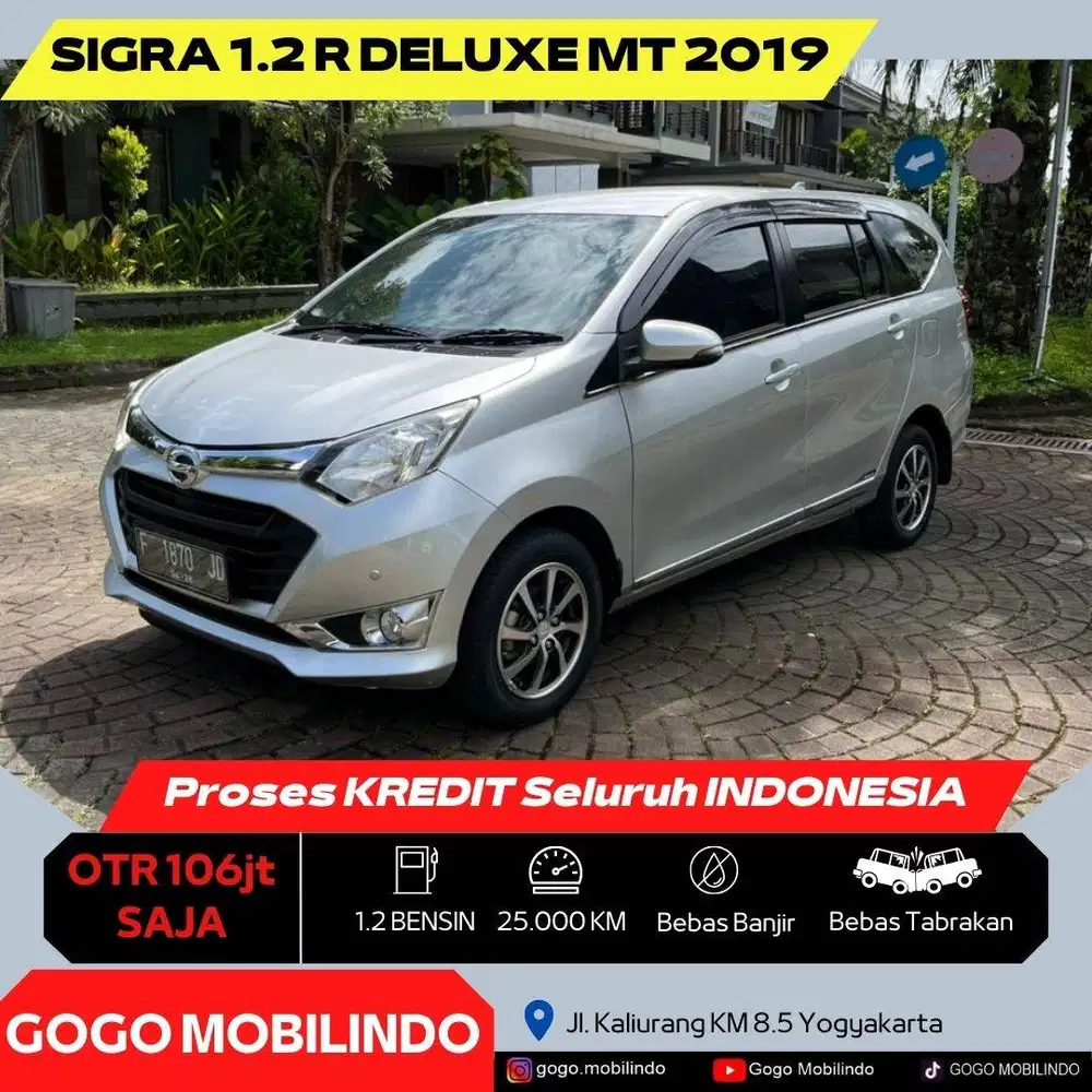 Daihatsu Sigra R Deluxe Manual 2019 ANTIK DP Minim Bisa Kredit Mobilio