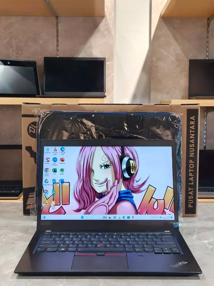 Jual cepat!!! Laptop second Lenovo Thinkpad T490s i5 Gen 8 16/256GB
