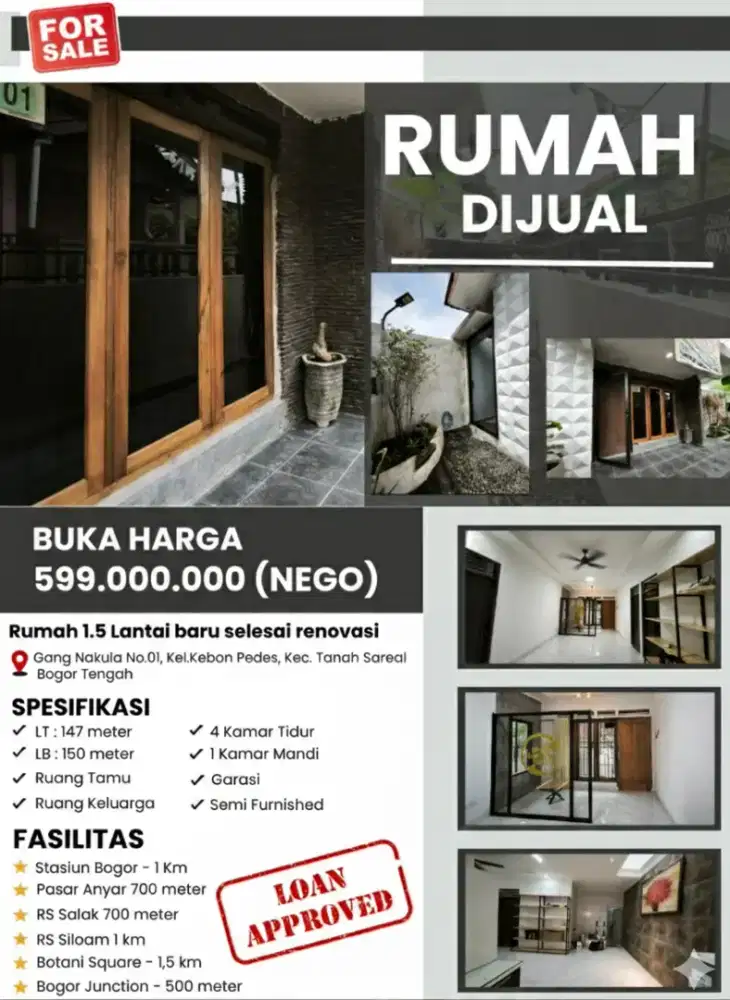 Jual Cepat Rumah di Nakula Pondok Rumput - Bogor Kota