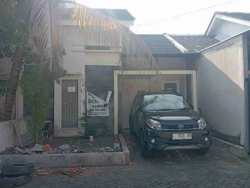 DIJUAL RUMAH 

PERUM NEW GREEN HILL RESIDENCE 2 BLOK GG NO
08
KEL. : GUNUNG ANYAR
KEC  : GUNUNG ANYAR
KAB  : SURABAYA