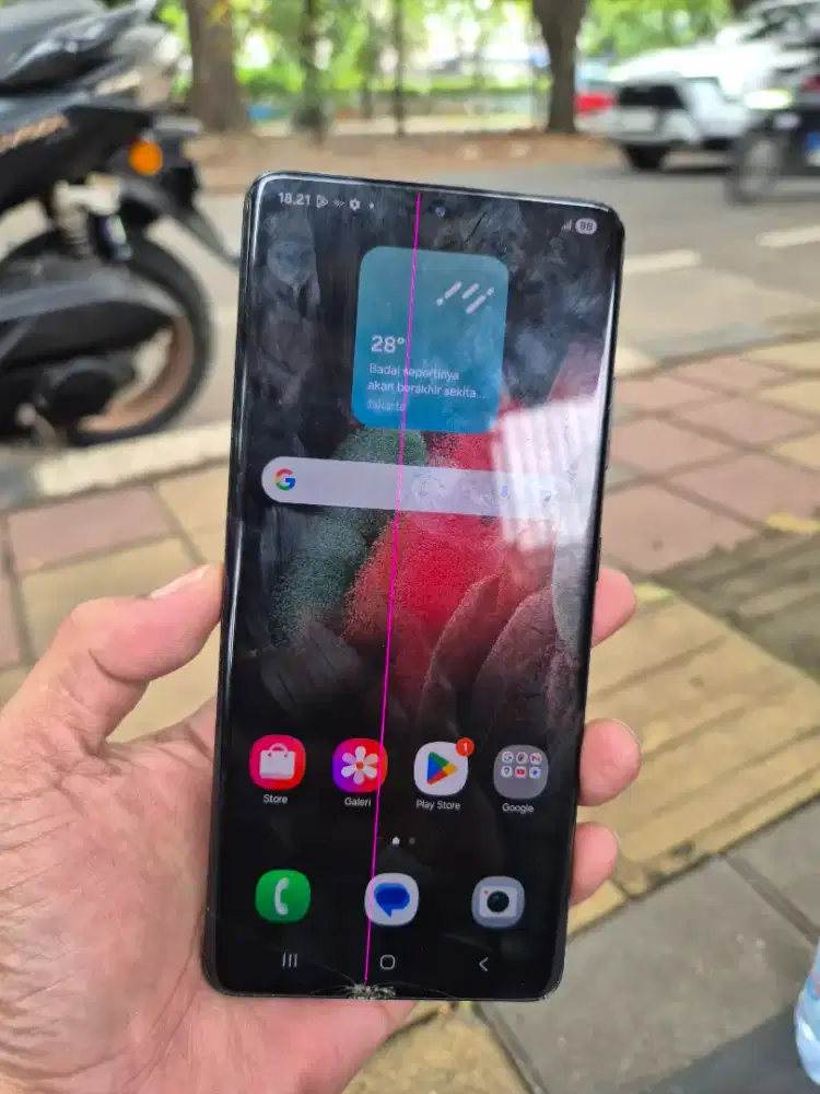 SAMSUNG S21 ULTRA 16/512gb FLAGSHIP MINUS (JUAL CEPAT)