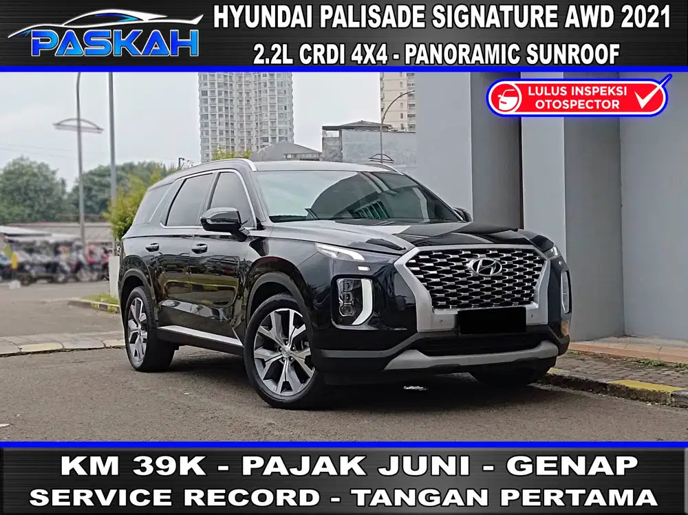 4X4 AWD PAJAK=Juni Km=39k Hyundai Palisade Signature AWD 2022 4X4