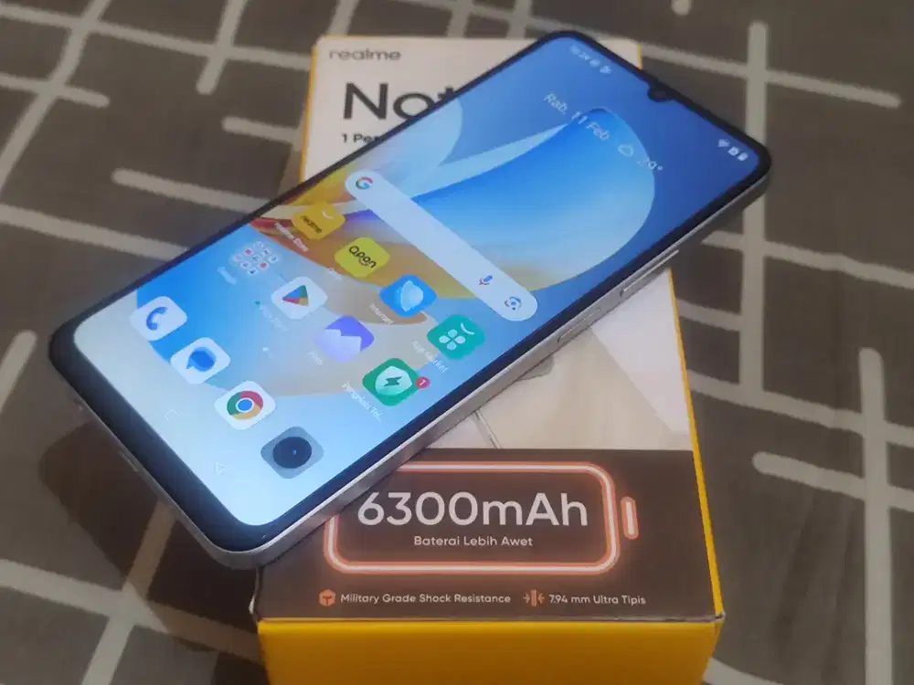 Realme note 70 fullset ori segel