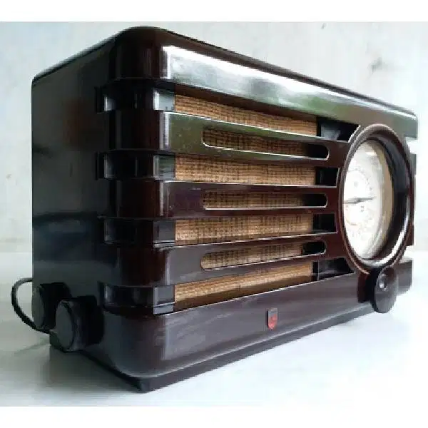 Antik Model Radio kompas BX 376 A Phillips tube made in Holland