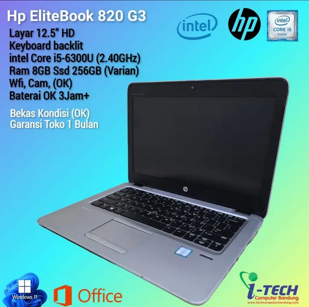 Laptop Hp EliteBook 820 G3 Keyboard Backlit