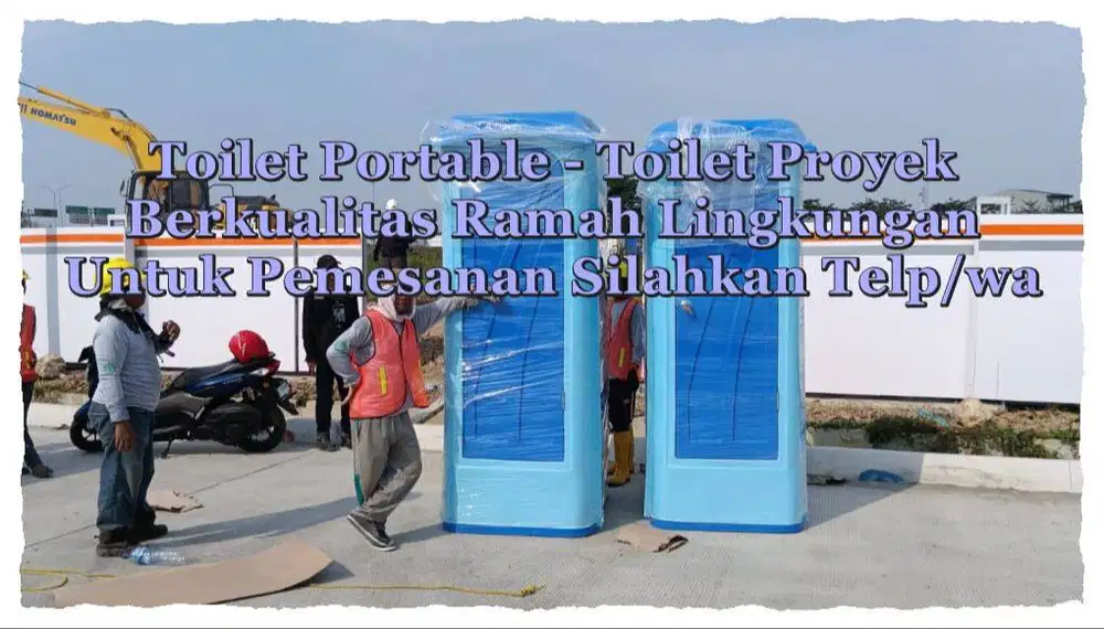 Toilet Portable / Toilet Outdoor/ WC Portable/Toilet Proyek/ Praktis M