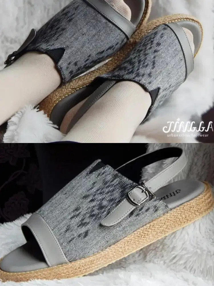 SANDAL ETNIK Motif Tenun