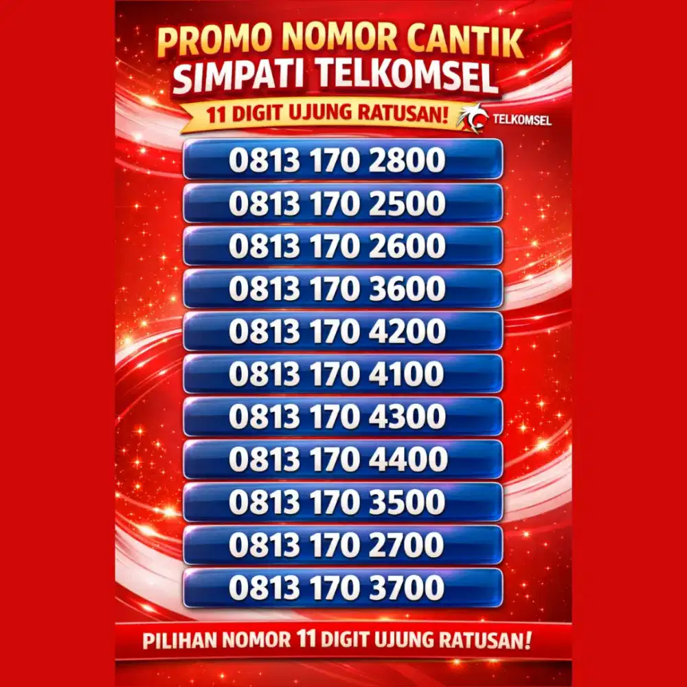 Telkomsel simpati nomor cantik 11 digit