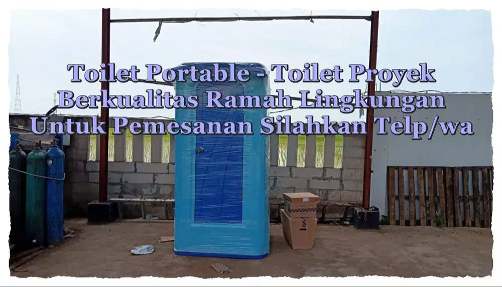 Toilet Portable / Toilet Outdoor/ WC Portable/Toilet Proyek/ Praktis M