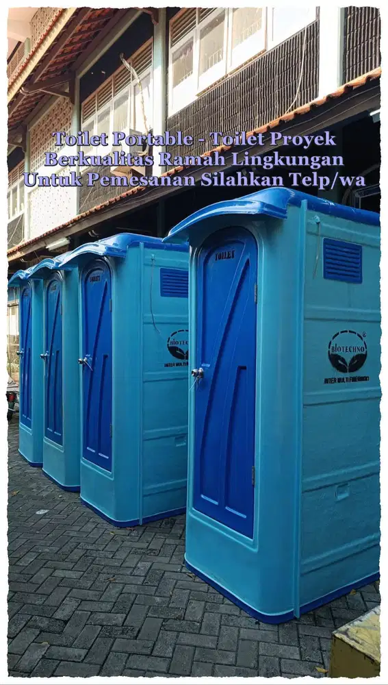 Toilet Portable,  Toilet Outdoor, WC Portable,Praktis Mudah Dipindahka