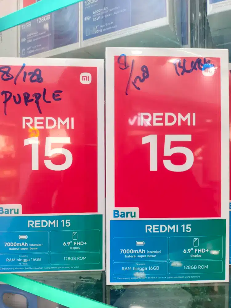 Redmi 15 8/128 new