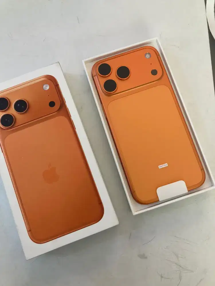 iphone 17pm orange 256 bergaransi resmi erafone