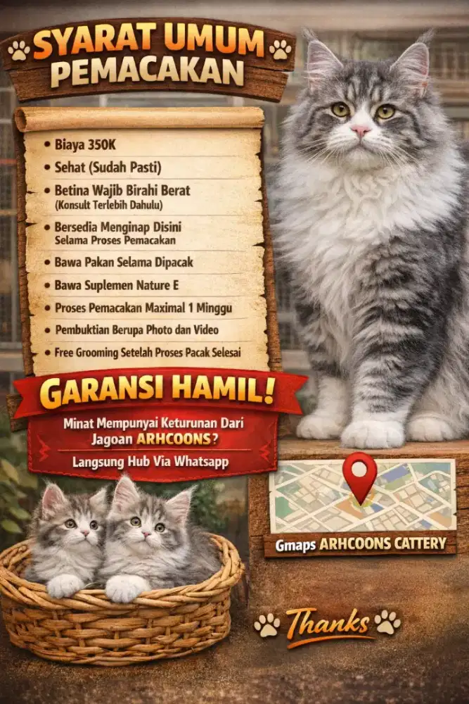 Mengawinkan kucing / perkawinan kucing / pacak kucing / kimpoy