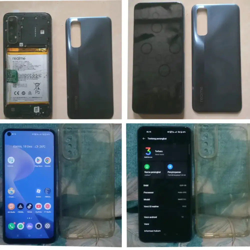 Realme 7 RAM 8/128 GB Baca Deskripsi