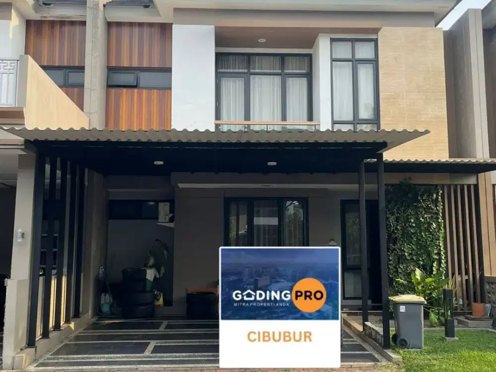 DIJUAL RUMAH KOTA WISATA CIBUBUR Fully Furnished | Cluster Baru | Dekat Tol Nagrak