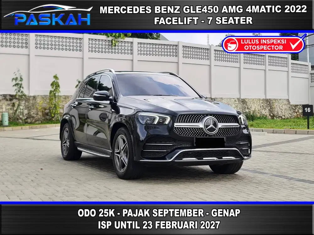 BUNGA=4% Odo=25 PAJAK=SEPTEMBER MERCEDES BENZ GLE450 2022 GLE 450 2022