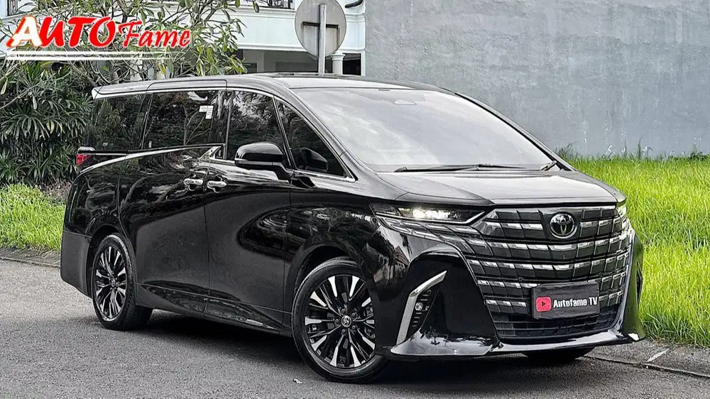 Toyota All New Alphard 2.5 G CVT CKD NIK 2024 Akhir Black On Black