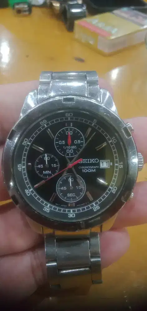 Jual Arloji Seiko Crono  rantai ngak ORI.