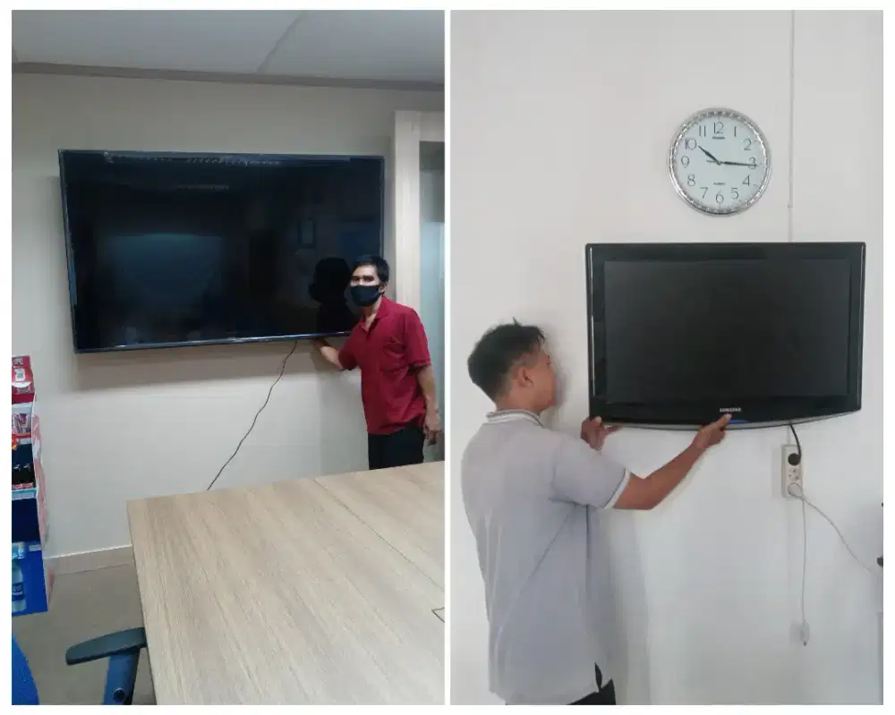 Braket +pasang atau jasa pasang terima rapih breket bracket led tv