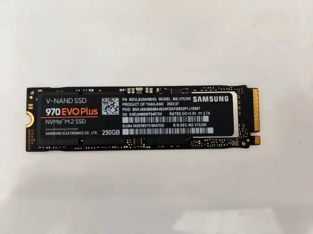 SSD SAMSUNG EVO 970 PLUS 250 GB