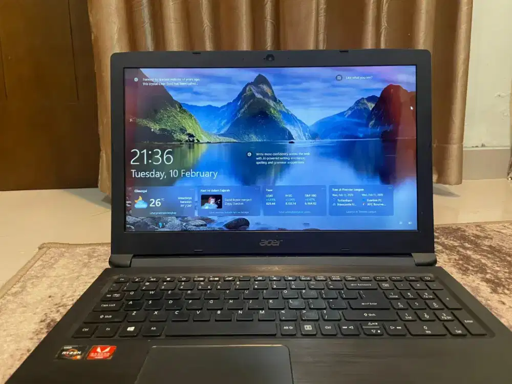 Acer Aspire A315-21 • AMD Ryzen 5 2500U • RAM 8GB • SSD   • Siap Pakai!
