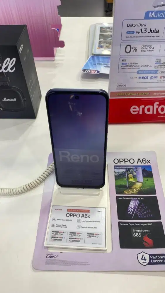 OPPO A6x 8/128 Bisa Cicilan