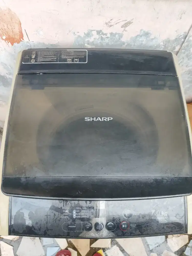 Mesin cuci sharp top load 7kg