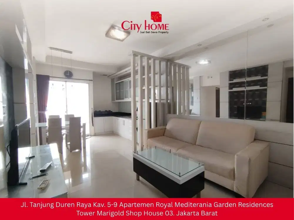 Dijual Apartemen 3 Kamar Luas Dekat Central Park