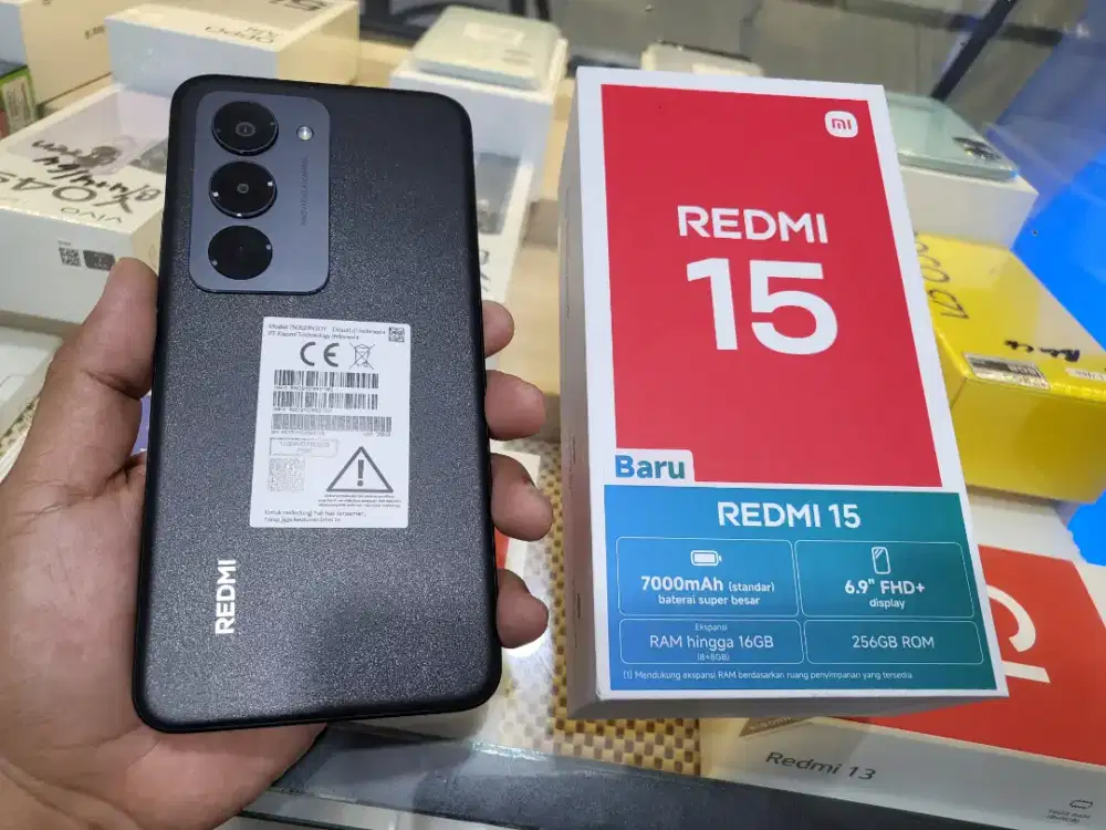 XIAOMI REDMI 15 TERBARU RAM 16/256GB GARANSI RESMI INDONESIA