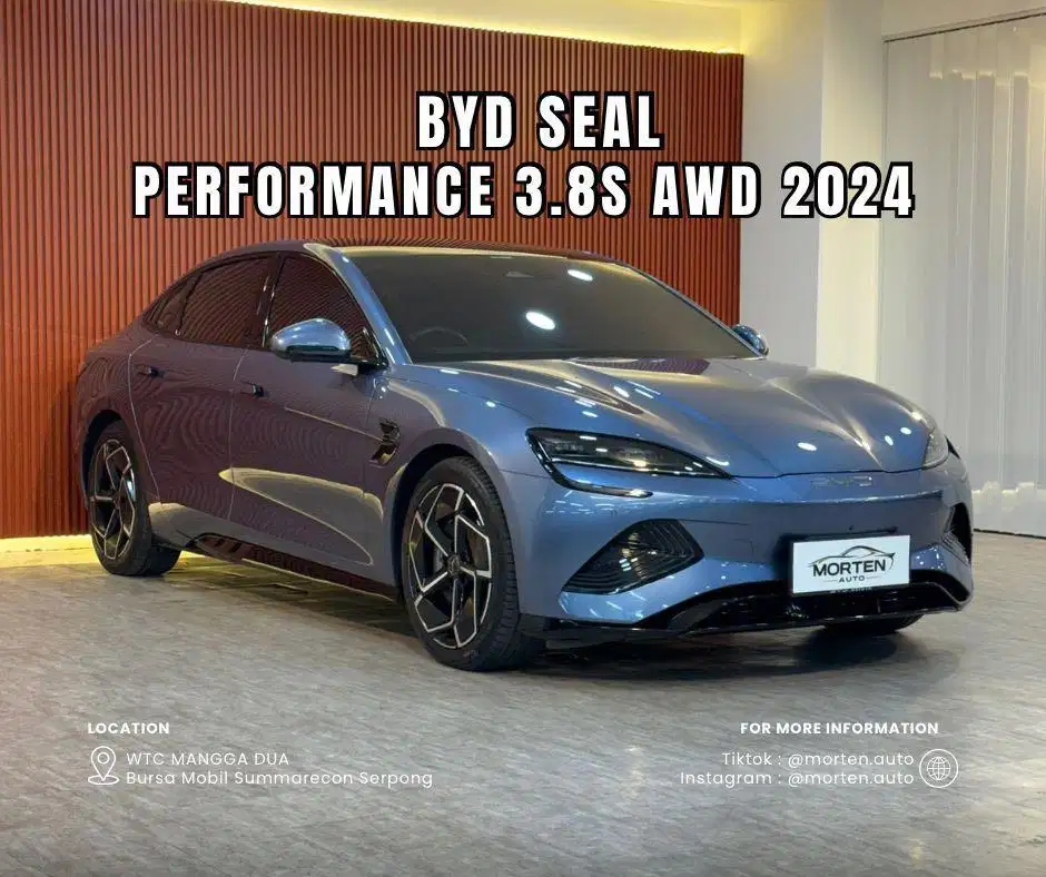 BYD Seal Performance 3.8s AWD 2024 Odo 18 Ribu Record Antik Bergaransi