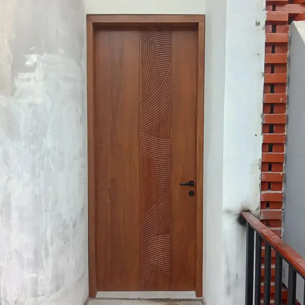 Kusen pintu, pintu kayu jati, pintu minimalis