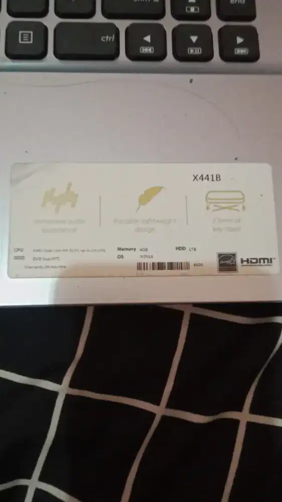 LAPTOP ASUS VERSI LAMA