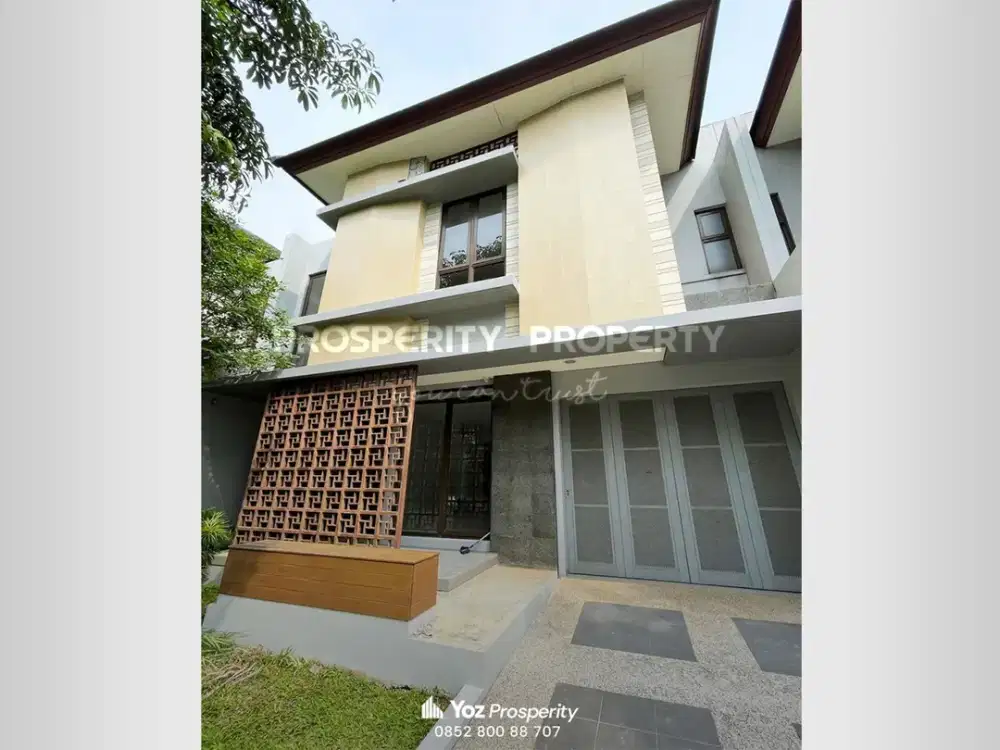 Rumah Lebar 9 di Cluster Precia Kawasan The Eminent BSD City Asri Rindang Dekat ICE BSD dan Akses Tol