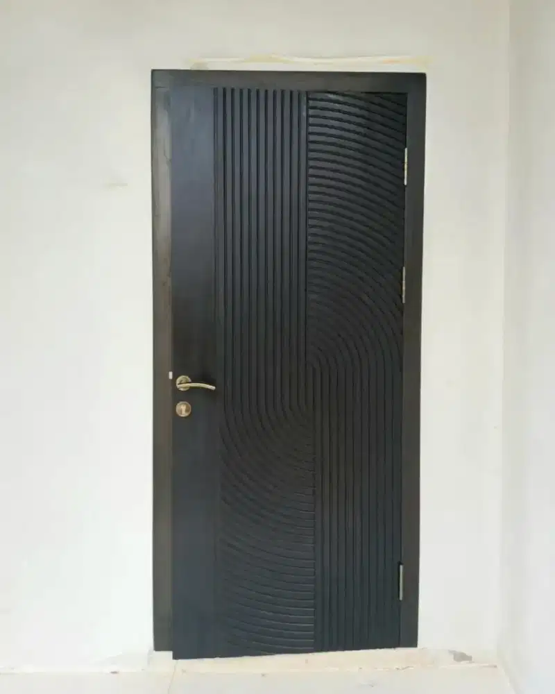 Kusen pintu kayu minimalis