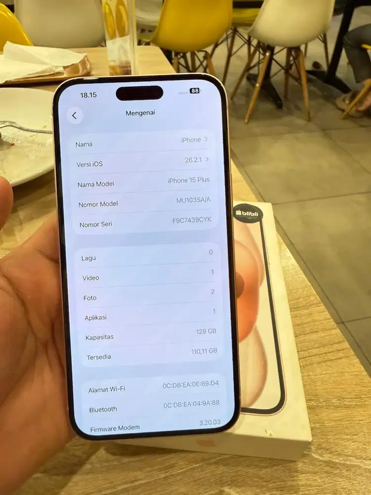 iPhone 15 plus 128gb ibox gdn