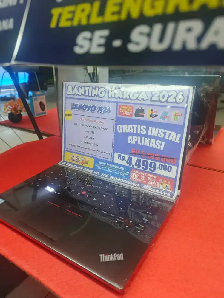 Lenovo Thinkpad X26 Cicilan Tanpa DP Free 2x angsuran