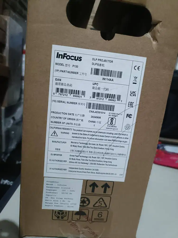 Dijual projector merk infocus