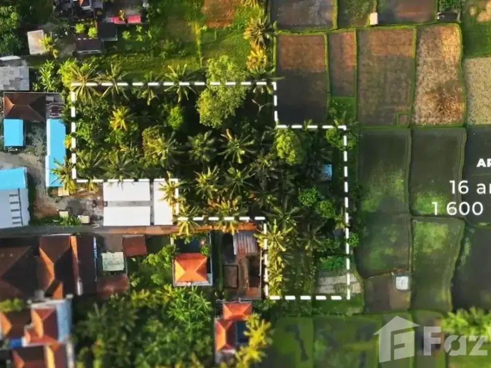 Land for sale in Ubud, Bali
